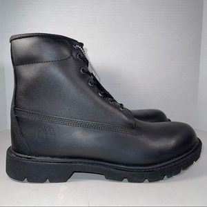 Timberland 6 Inch Triple Black Smooth Waterproof